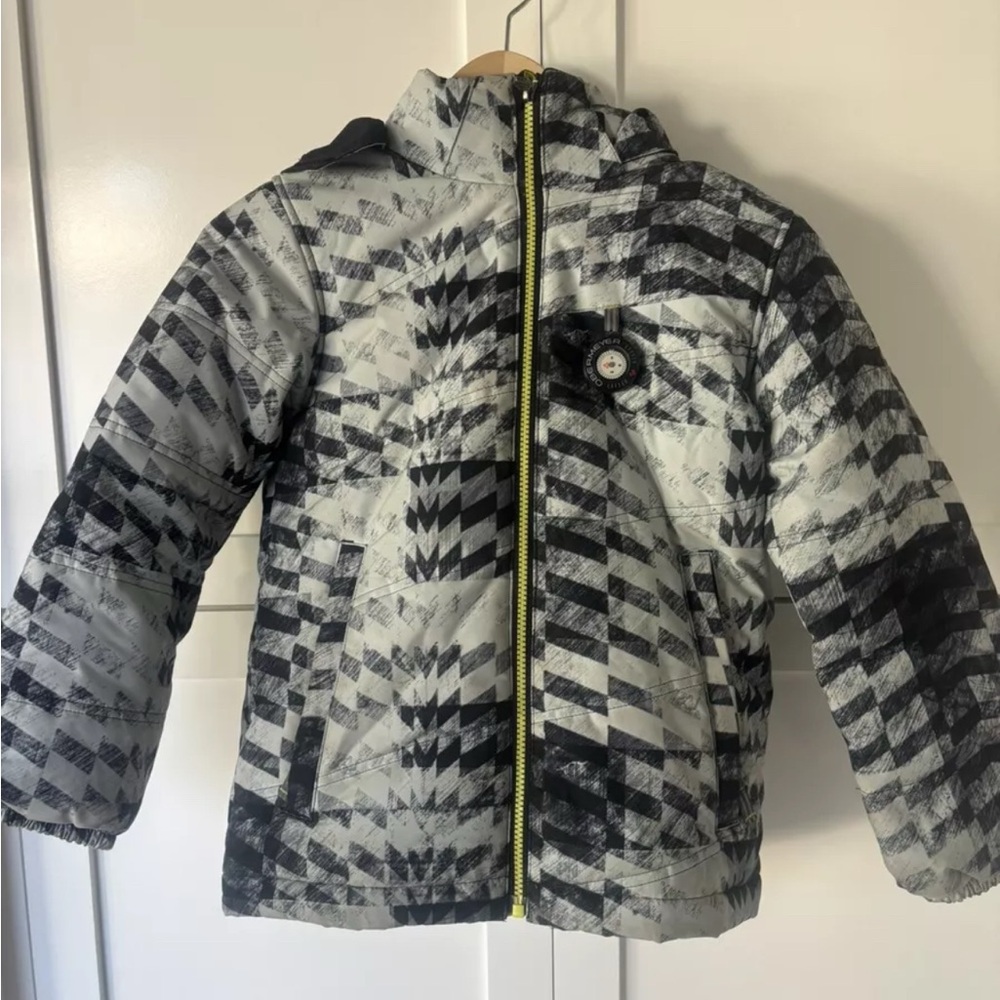 Obermeyer Ski/snow Jacket Size Small (8) Full Zip Insulated Hooded Waterproof